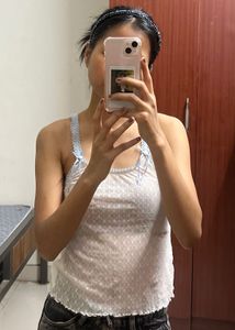 Cute White Tank Top