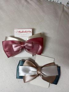 Handmade Springs Hair Bows - Set of 2