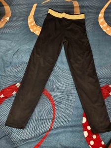 Black &amp; Gold Track Pants