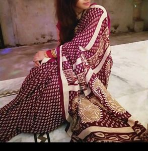 Chiffon Saree Modal Silk