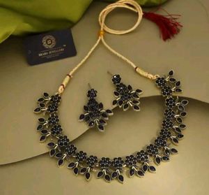 BOGO! Rose Gold &amp; Black Diamond Choker Set Combo