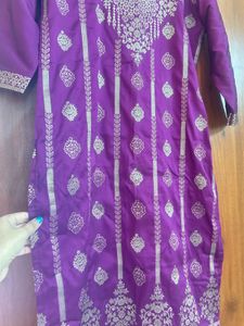 Elegant Purple Kurta