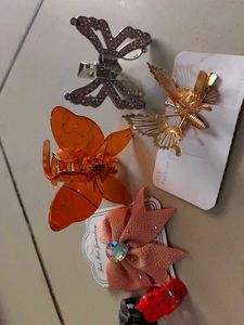 Gold Butterfly Hair Clip