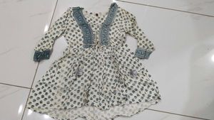 A Line Tie Up Short Kurti