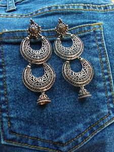 Silver earrings