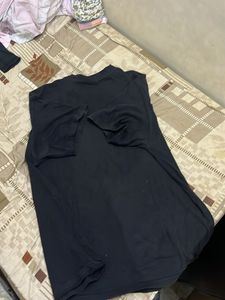 Combo Bonkers Black Cargo Sweatpants And Tshirt