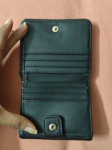Guess Black Trifold Wallet