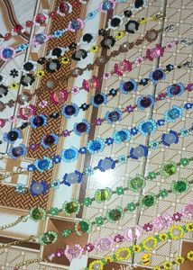 Handmade Beaded Flower Bracelets