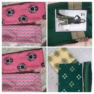 Set Of Four Unstitched Kurti