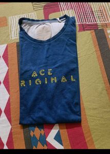 Blue T-Shirt Nd Black Jersey