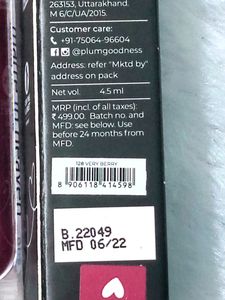 Plum Lipstick