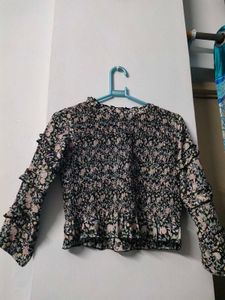 Floral Print Long Sleeve Top