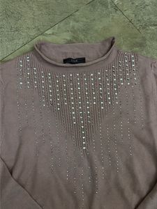 Stylish Pink Embellished Sweater