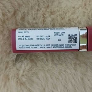 l'oreal matte resistance Liquid Lipstick road trip
