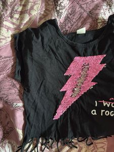 Black Westside Crop top