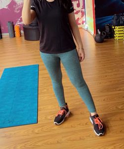 Hrx Green Gym Tights High Waist- Waist 30