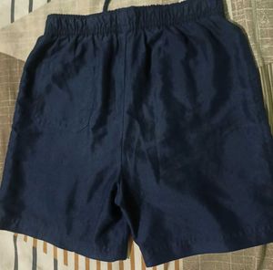 Navy Blue Athletic Shorts