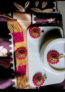 Jewellery Set.1 time wear kiya.