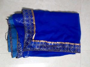 Royal Blue saree