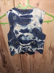 Sale🎊🎆🎄🎉Denim Vest with Patches