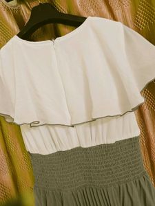 Elegant Gray Pleated Maxi Dress