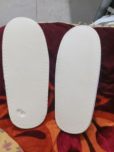 White Hotel Slippers - New