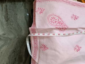 Pink Embroidered Kurta