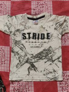 tshirt half denim set