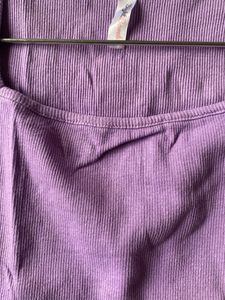 Purple Fitted Top