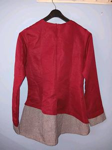 A Cotton Silk Short Kurti For Size XS