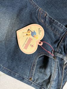 Floral Embroidered Flare Jeans