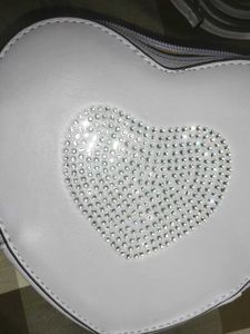 heart shape sling bag