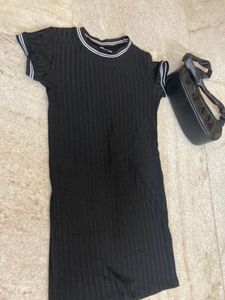 Black Mini Bodycon Dress