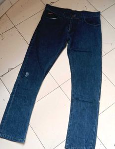 Dark Blue Denim Jeans