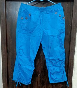 Blue Capri Pants