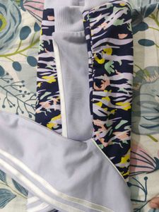 Adidas Originals Kids Purple &amp; White Tiger Print
