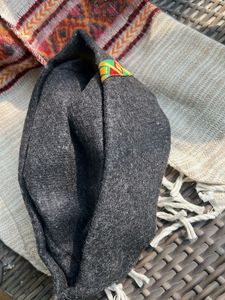 Ethnic Woolen Cap &amp; Stole Set