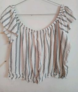 White Crop Top