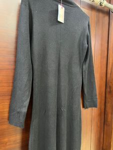 Black Turtleneck log Dress
