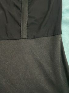 Sleek Black Corset Slip Dress