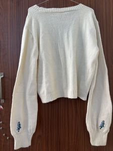 Floral Embroidered Cardigan