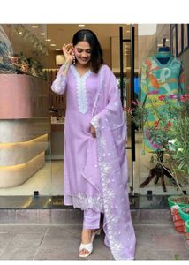 Elegant Lavender Salwar Suit