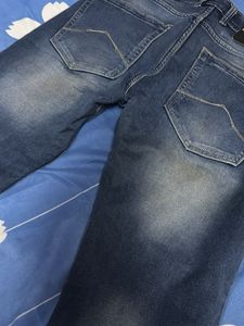 Armani Jeans Distressed Denim