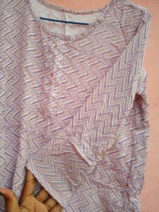 Beautiful Light Pink Short Kurti