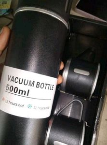 Stainless Steel Vaccum Flask  With 3 Cups - 500 Ml
