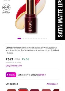 Lakme Bold Red Lipstick