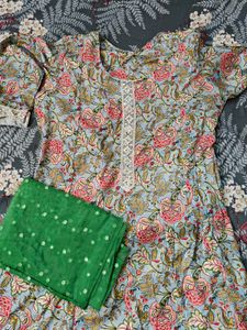 Floral Kurta Set - XXXL