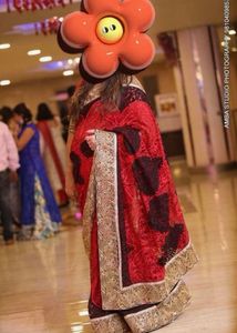 Elegant Red Saree