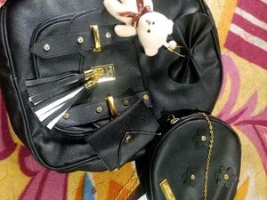 Cute Backpack (Set Of 3)- Available in 3 Colors