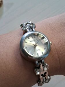 Silver Colour Ladies Watch